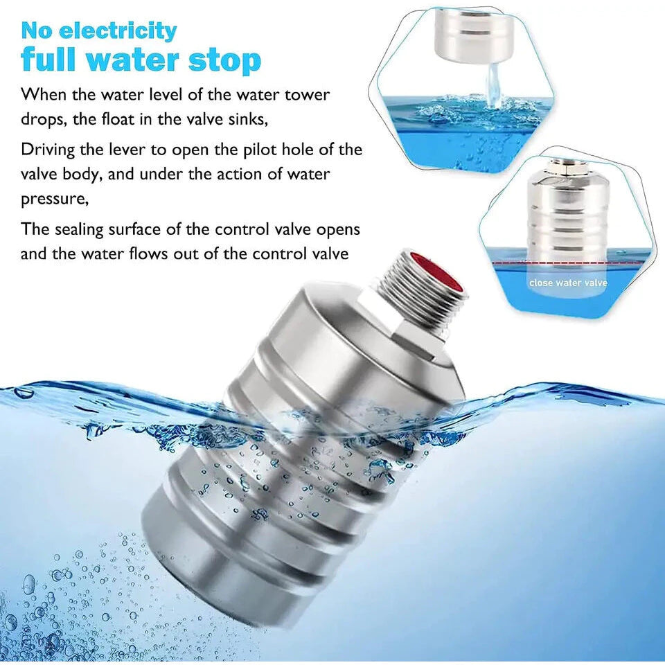 Durable Stainless Steel Automatic Water Level Control Valve with Mini Float Ball for Efficient Tank Liquid Regulation